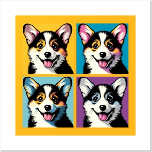 Pop Retro Pembroke Welsh Corgi Art - Cute Puppy Posters and Art